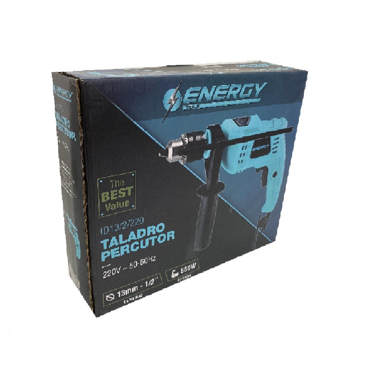 TALADRO PERCUTOR 13MM 550W ENERGY